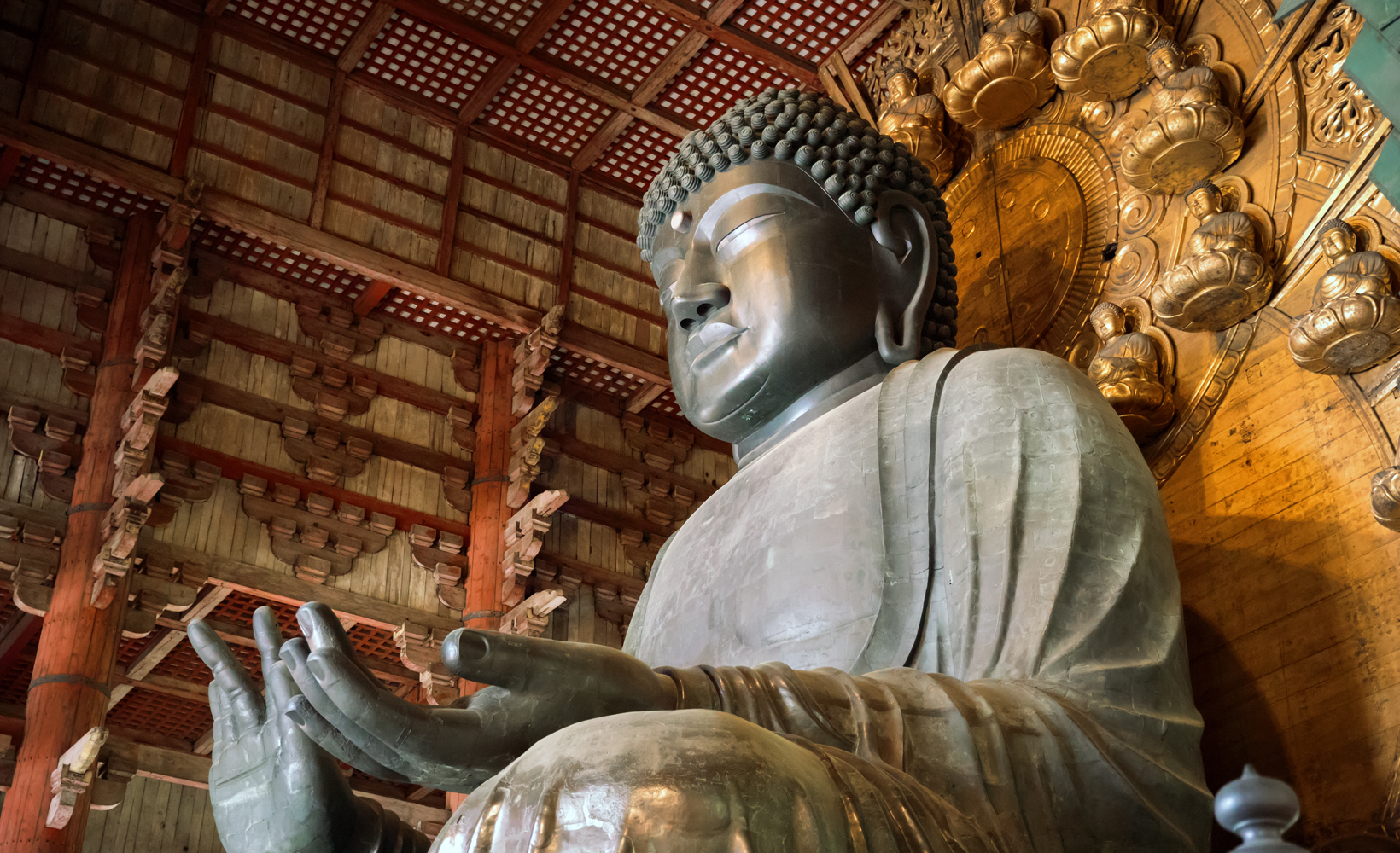 現在の東大寺 奈良の大仏